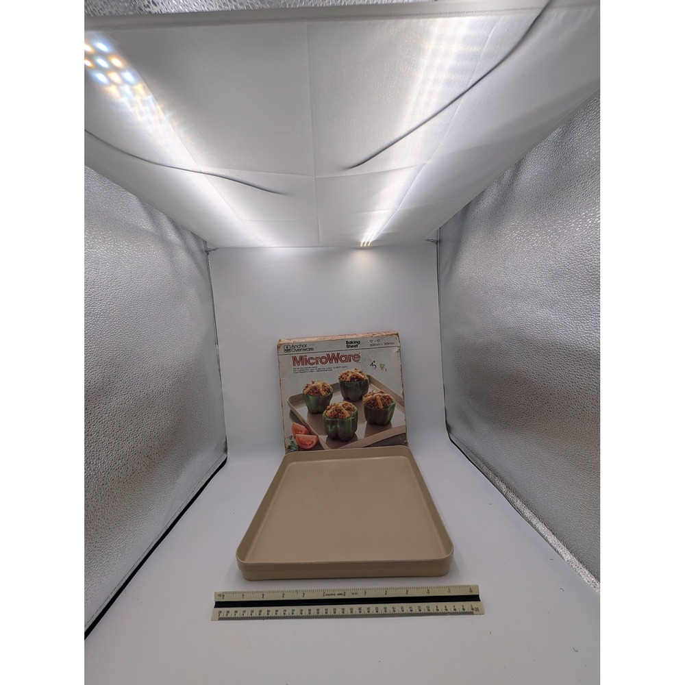 Anchor‎ Ovenware MicroWare Sheet 12x12 Vintage Microwave Tray PM451-T OPEN BOX